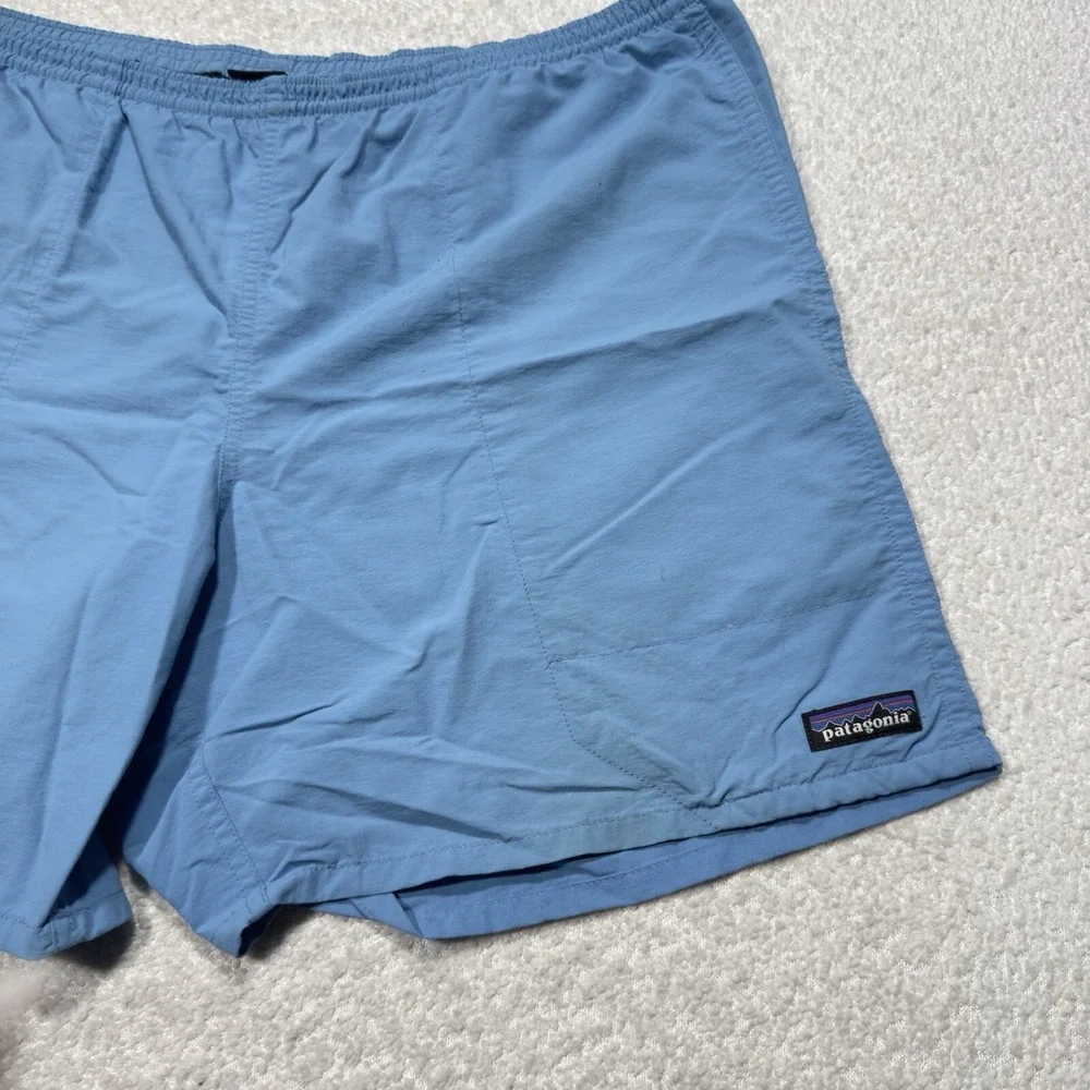 Patagonia Men's Swim Shorts Blue Nylon Beach Drawstring Sz XXL WAIST BLOWN  6
